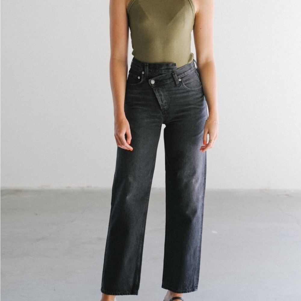 Agolde crisscross jeans